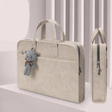 Sacoche pour Ordinateur Femme avec Compartiment Rembourré | Nina Sac Kaki / 12-13 pouces