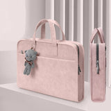 Sacoche pour Ordinateur Femme avec Compartiment Rembourré | Nina Sac Rose / 12-13 pouces
