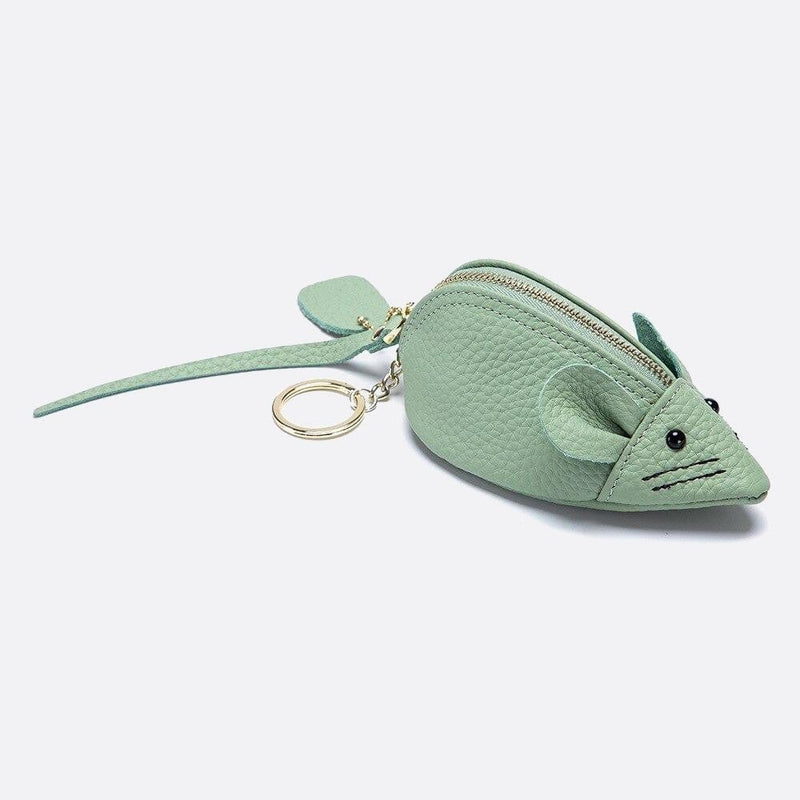 SourisPorte Monnaie | Nina Sac Vert pastel